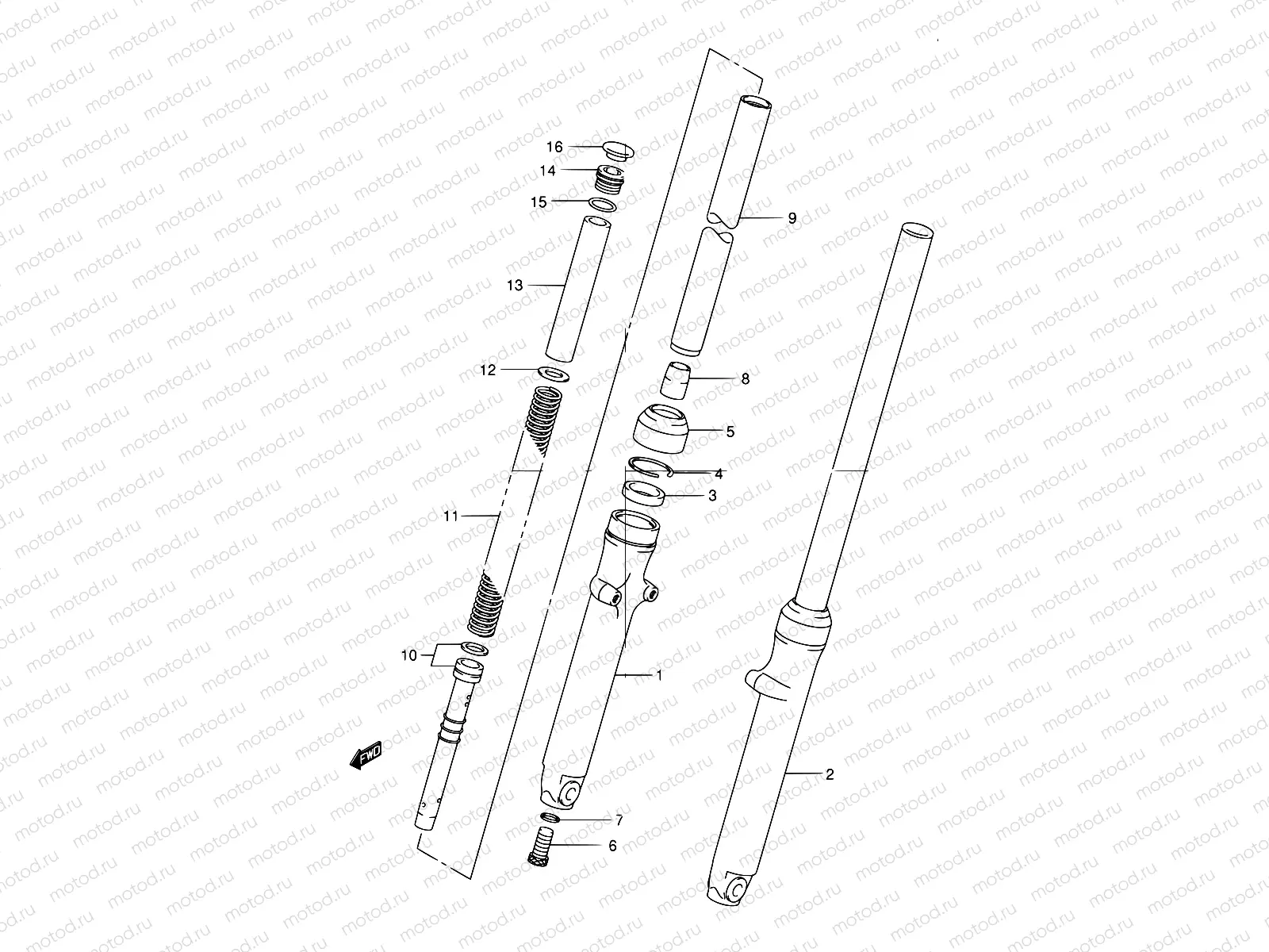 39 - FRONT FORK DAMPER