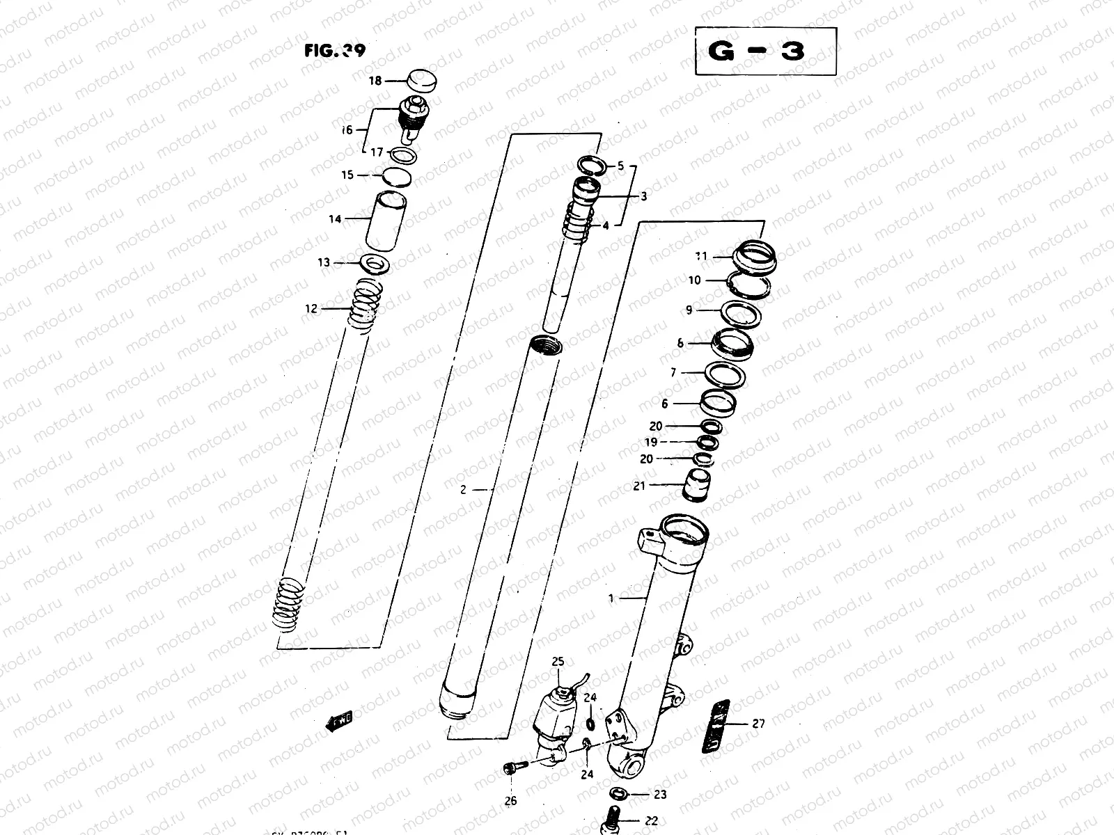 39 - FRONT LEFT DAMPER