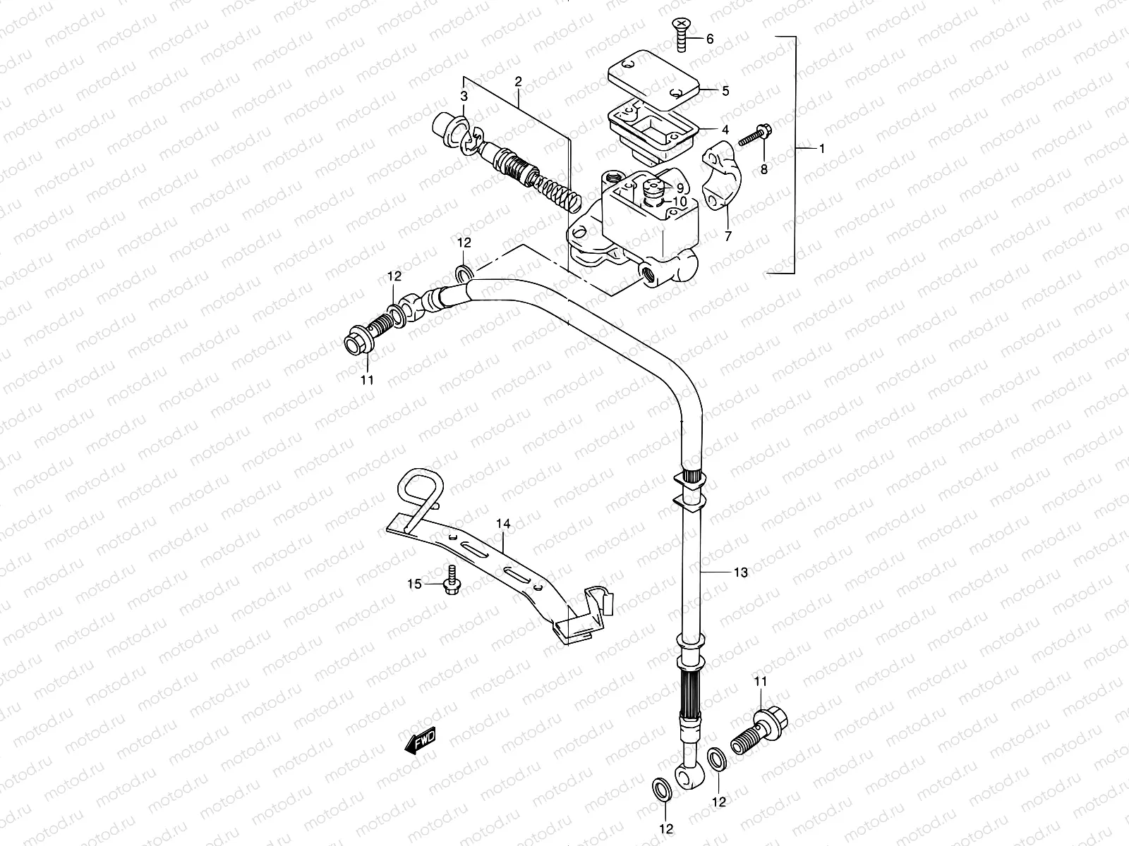 39 - FRONT MASTER CYLINDER