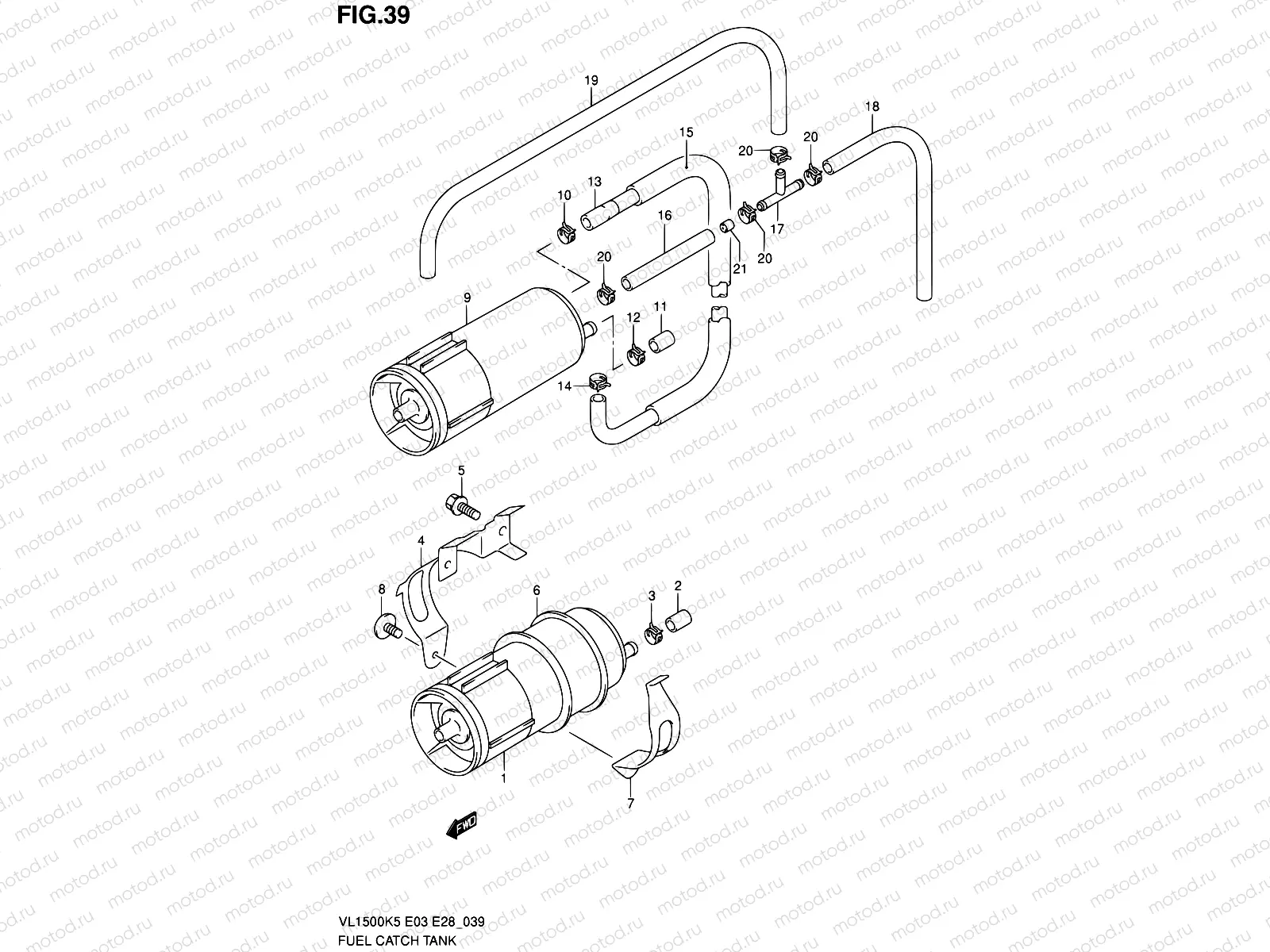 39 - FUEL CATCH TANK