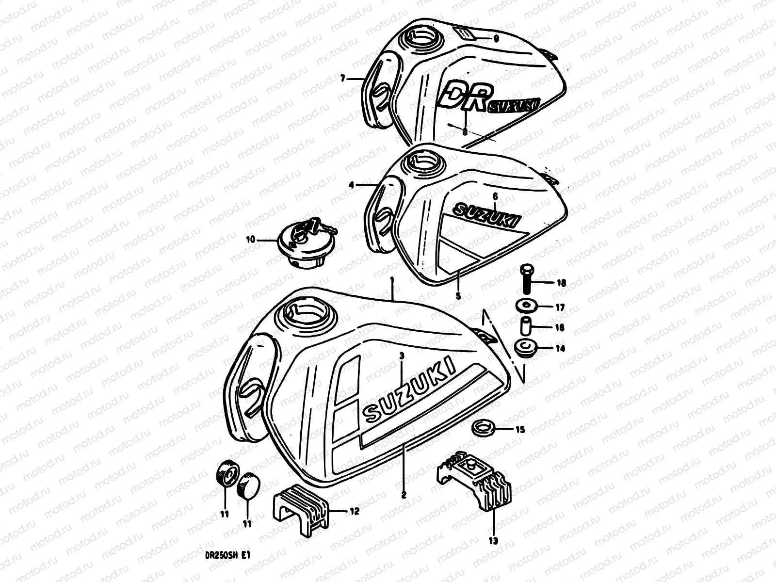 39 - FUEL TANK (MODEL F/G/H)