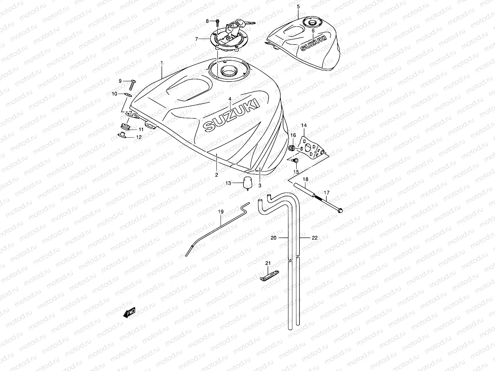 39 - FUEL TANK (MODEL K3)