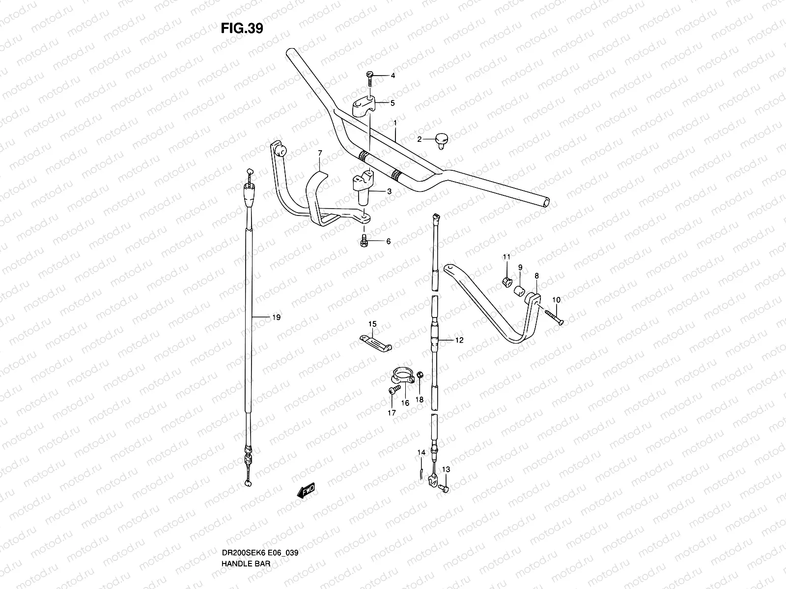 39 - HANDLE BAR (E24)