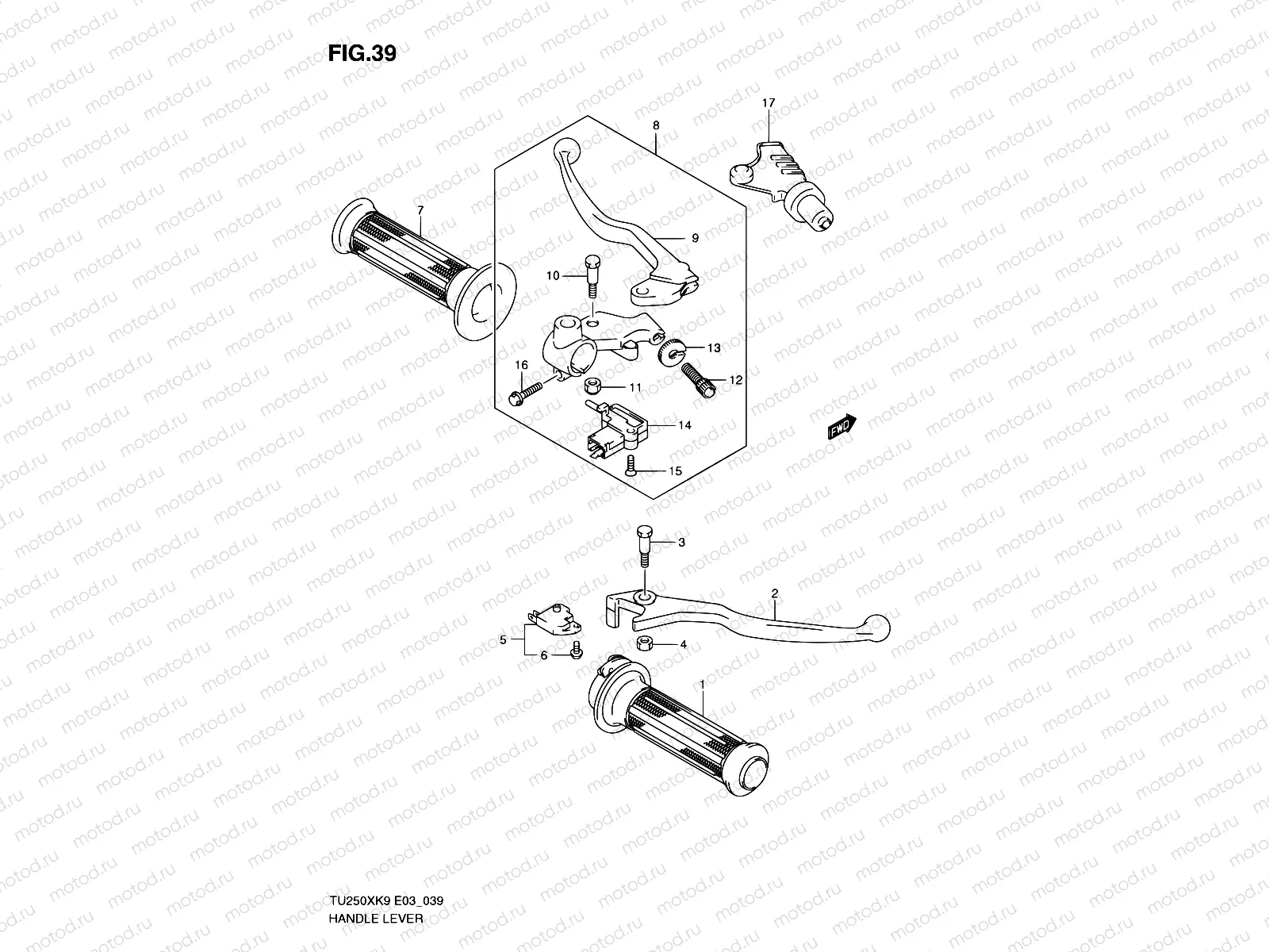 39 - HANDLE LEVER