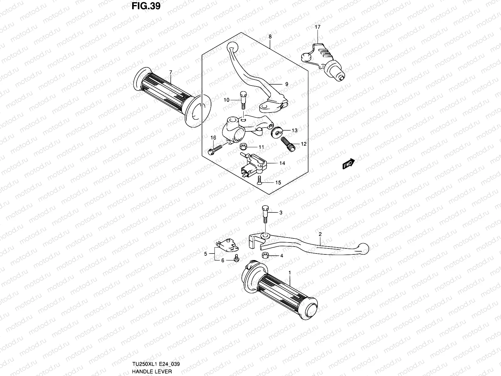 39 - HANDLE LEVER