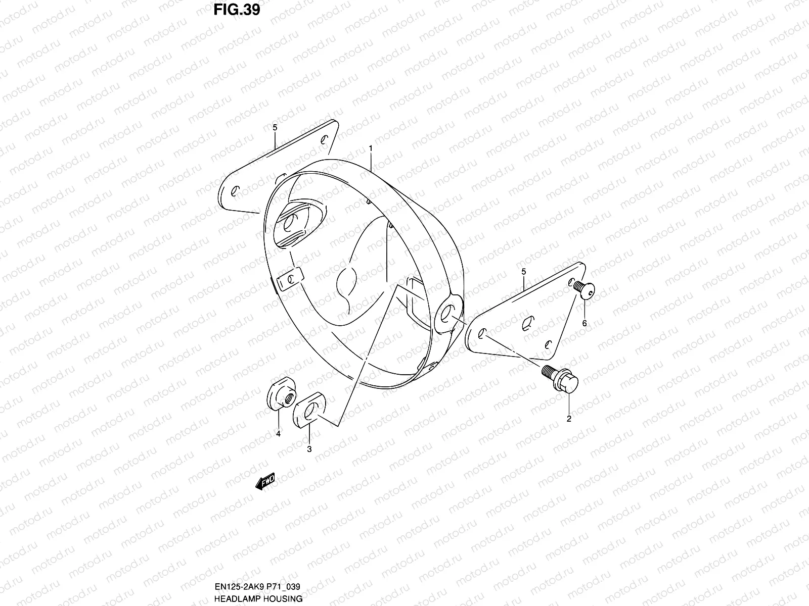 39 - HEADLAMP HOUSING