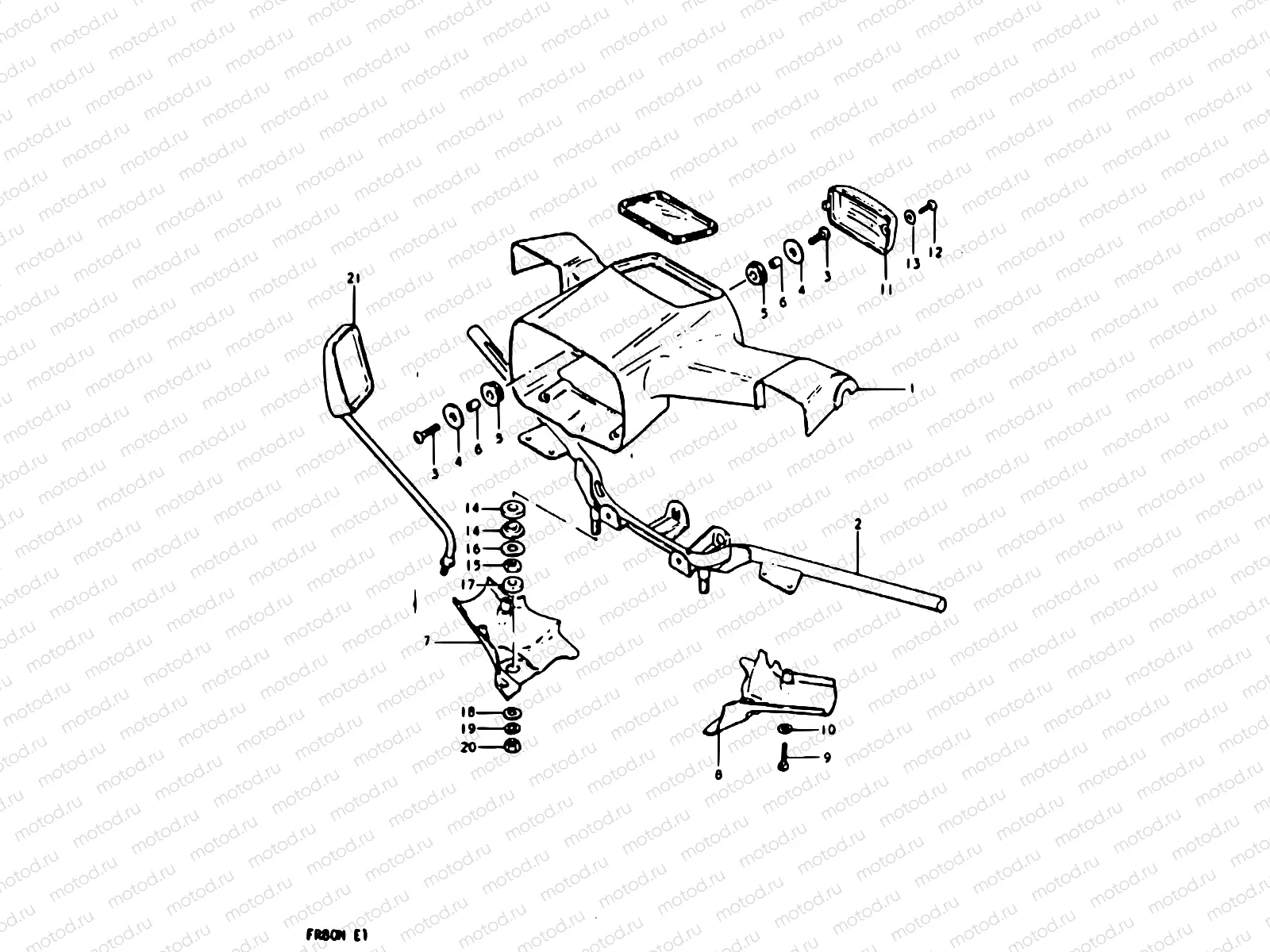 39 - HEADLAMP HOUSING (FR80N)