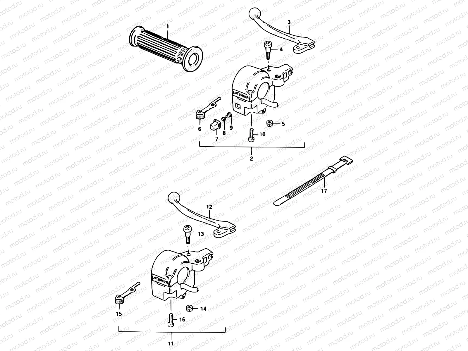 39 - LEFT HANDLE SWITCH