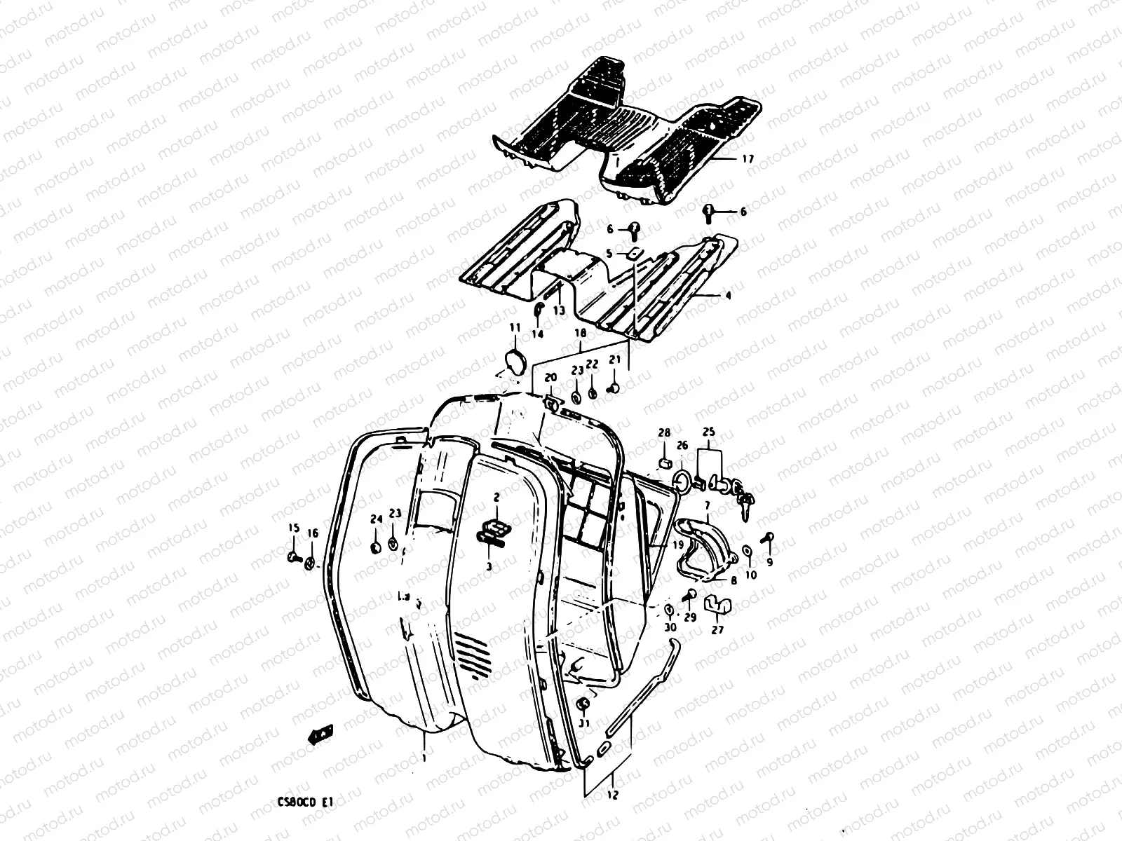 39 - LEG SHIELD (E02, E17, E22)