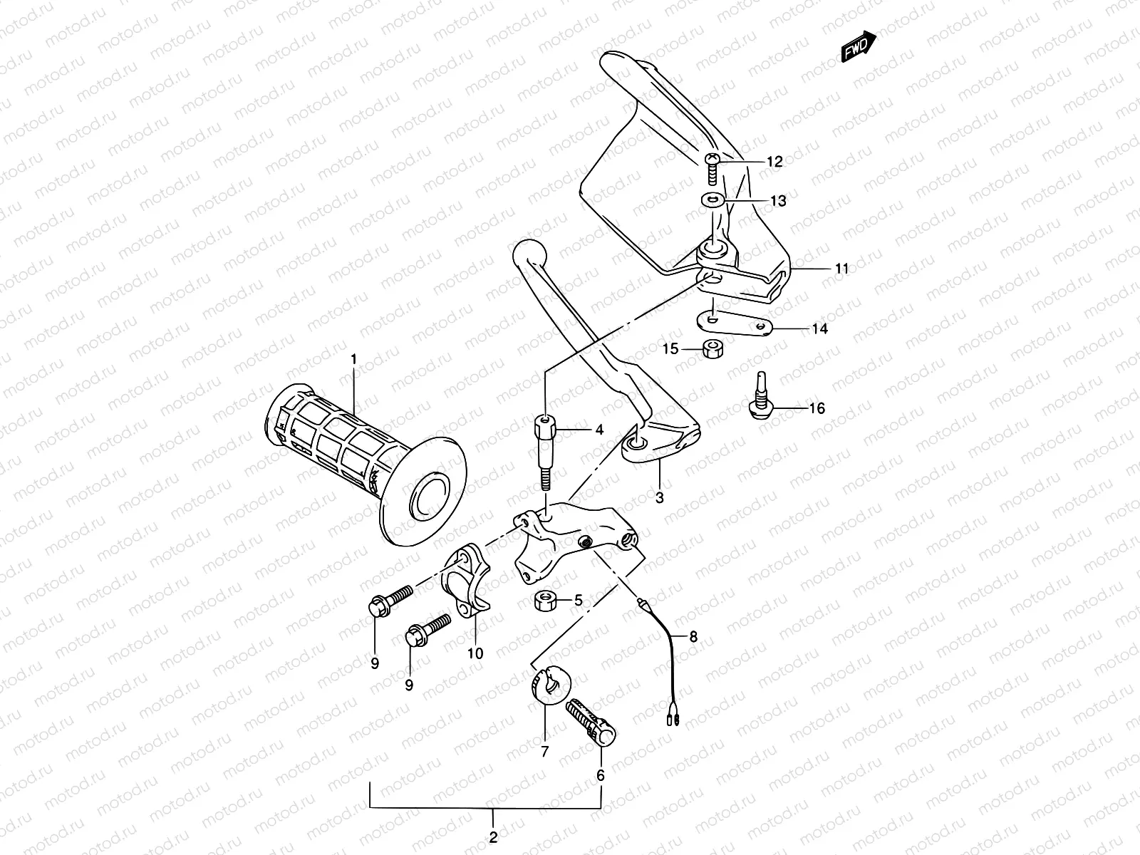 39 - LH HANDLE LEVER