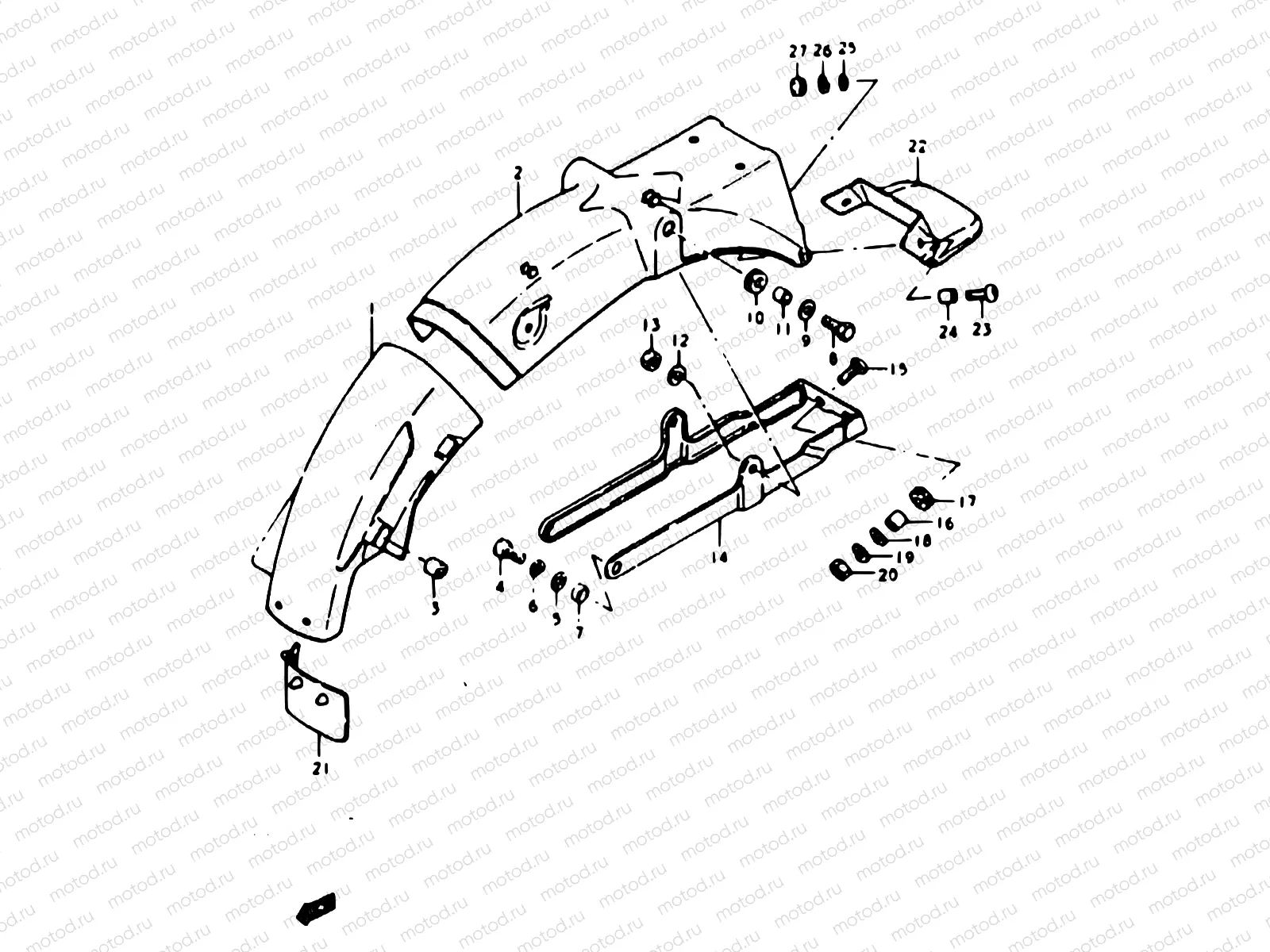 39 - REAR FENDER