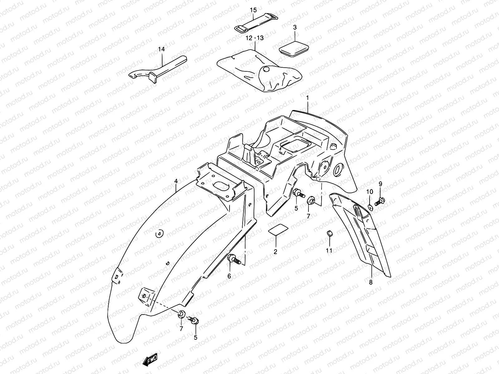 39 - REAR FENDER