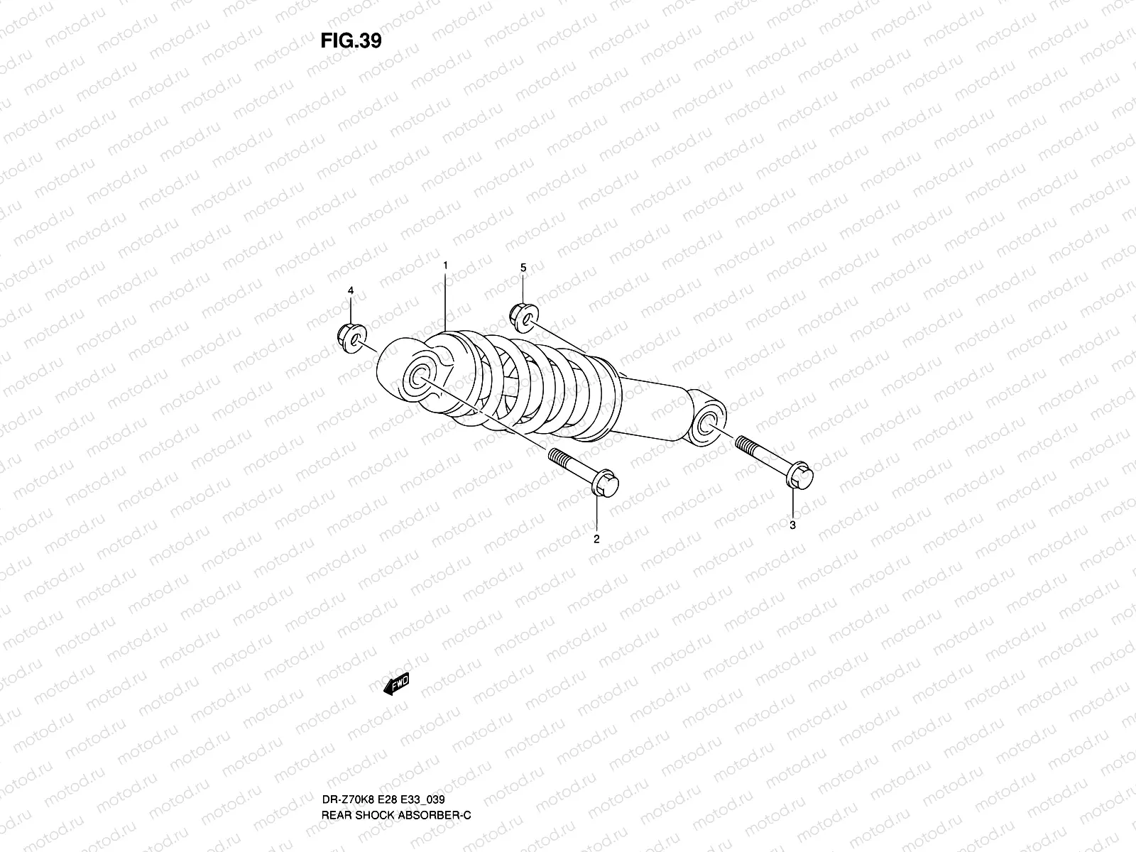 39 - REAR SHOCK ABSORBER