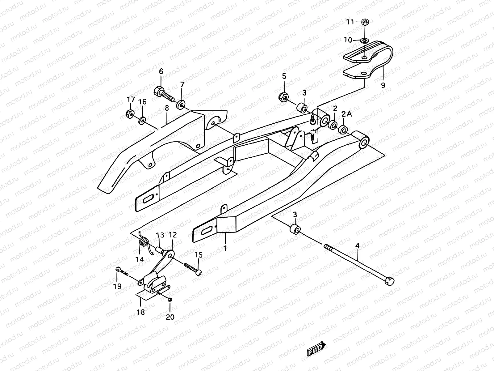 39 - REAR SWINGING ARM
