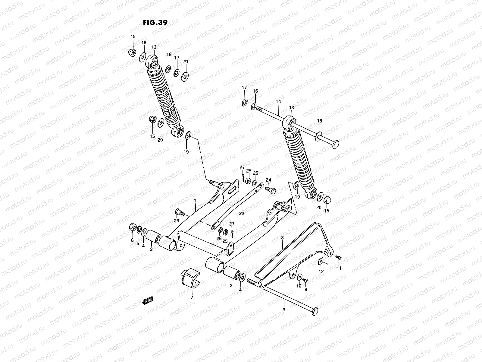 39 - REAR SWINGING ARM