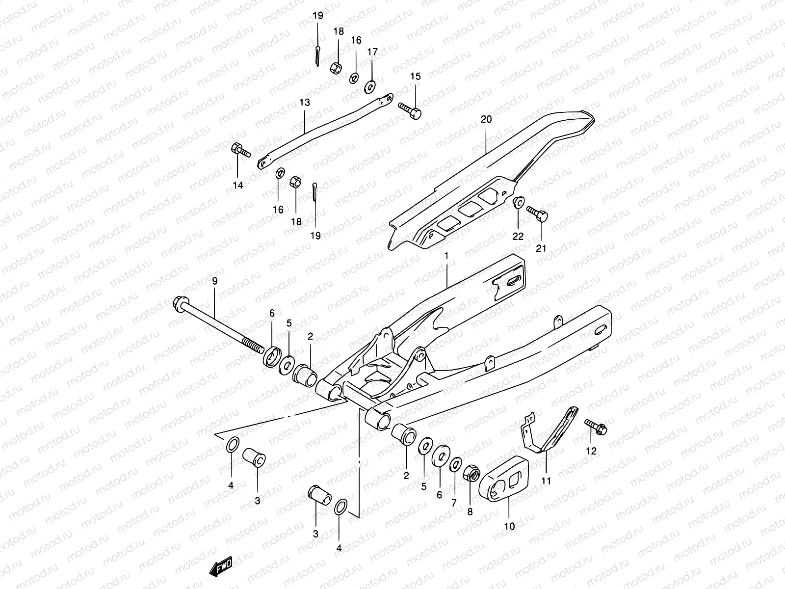 39 - REAR SWINGING ARM