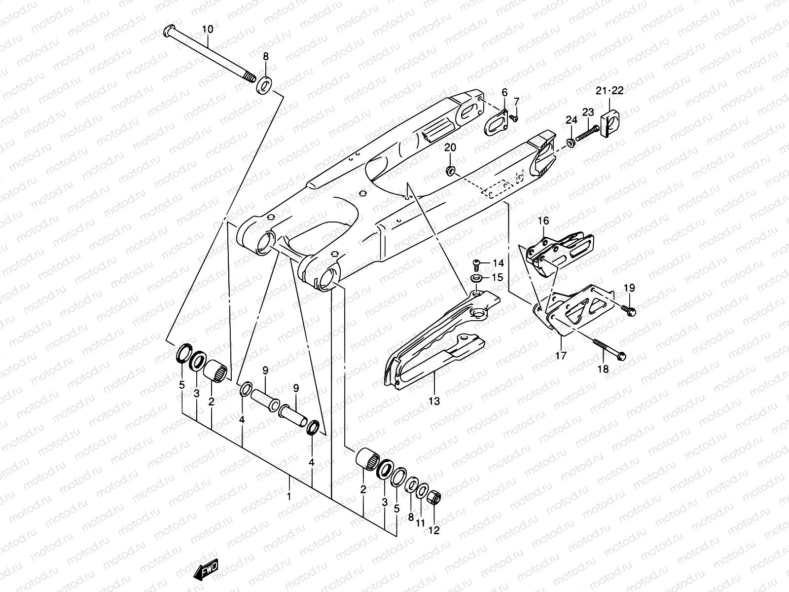 39 - REAR SWINGING ARM