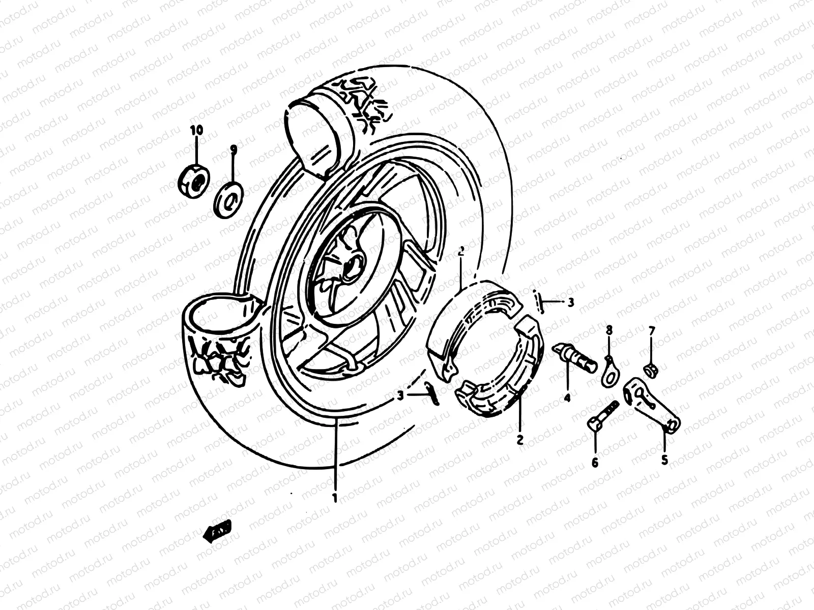39 - REAR WHEEL