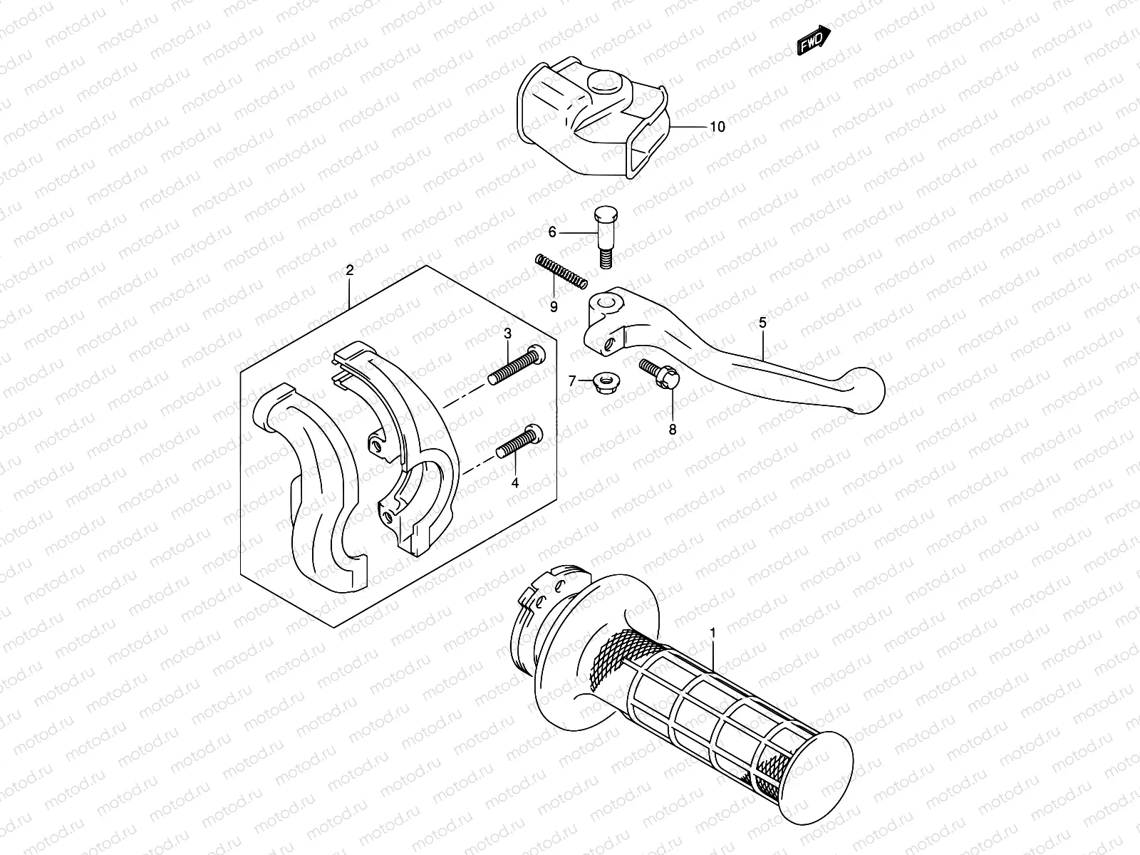 39 - RIGHT HANDLE LEVER