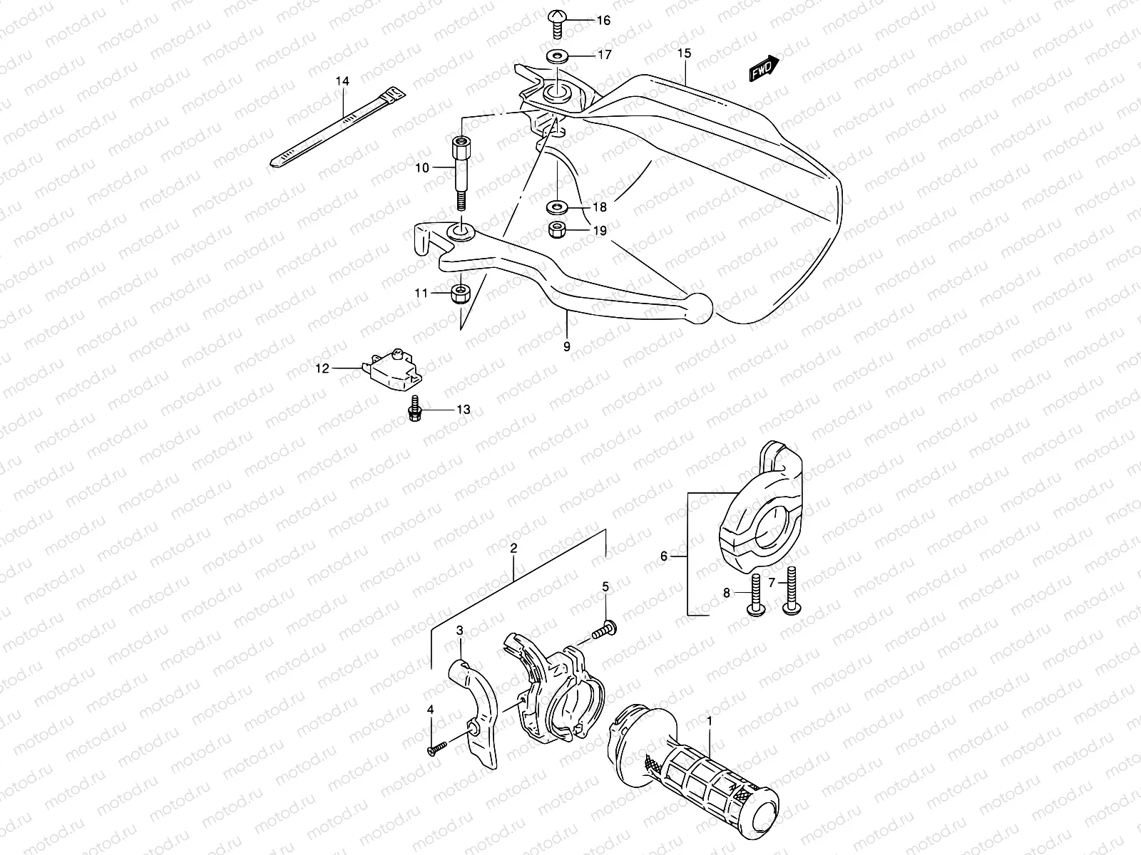 39 - RIGHT HANDLE LEVER