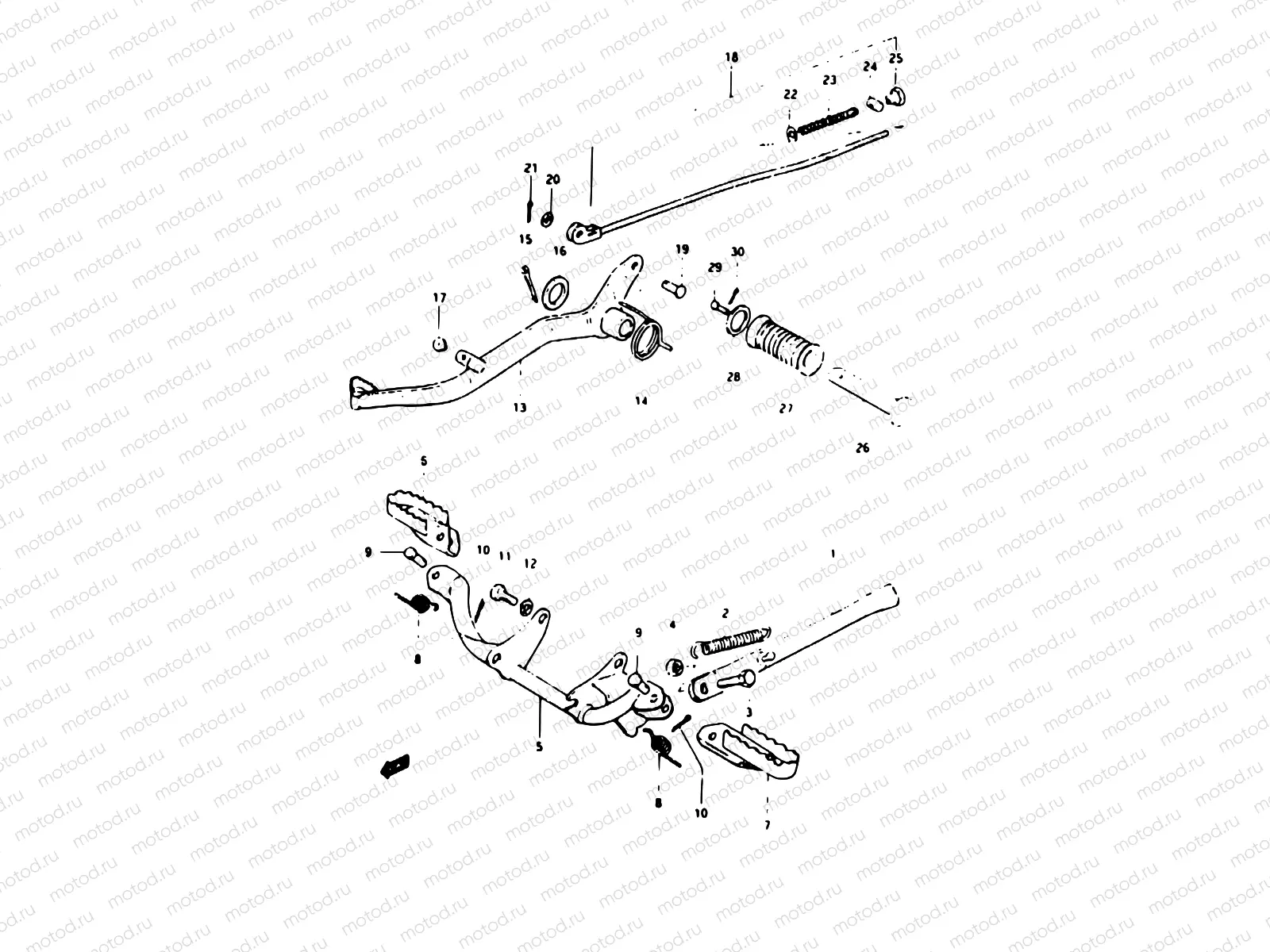 39 - STAND-REAR BRAKE