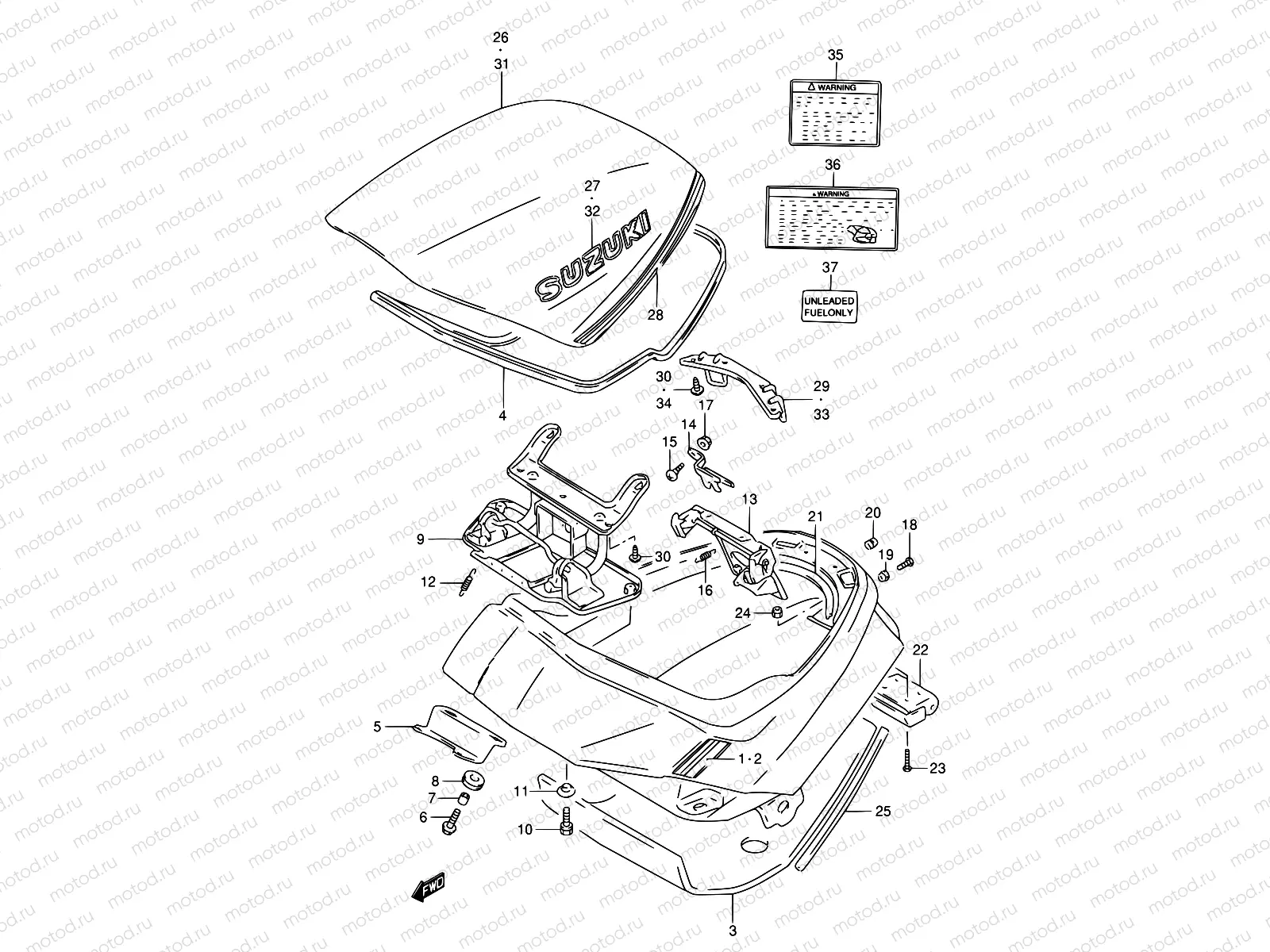 39 - TRUNK (MODEL M)