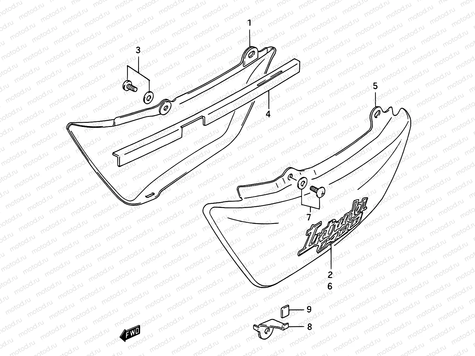39A - FRAME COVER (MODEL N/P/R)