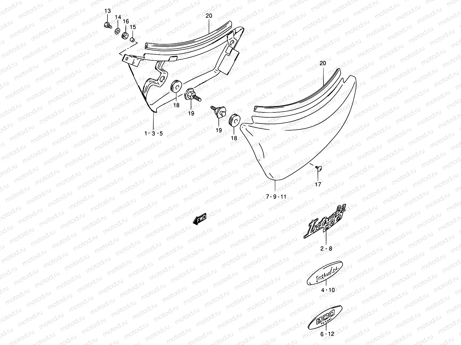 39A - FRAME COVER (MODEL S/T/V)