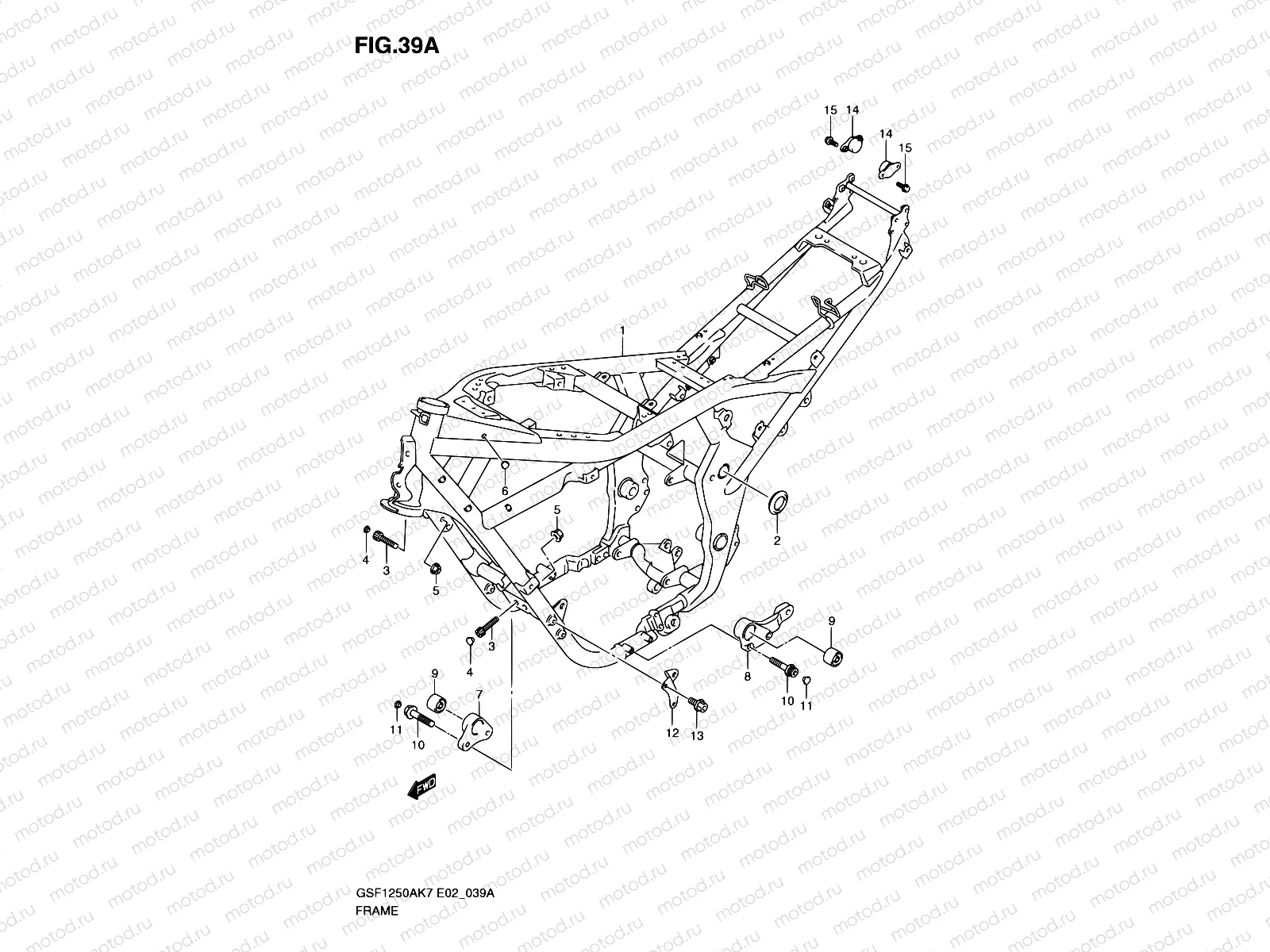 39A - FRAME (MODEL K9)