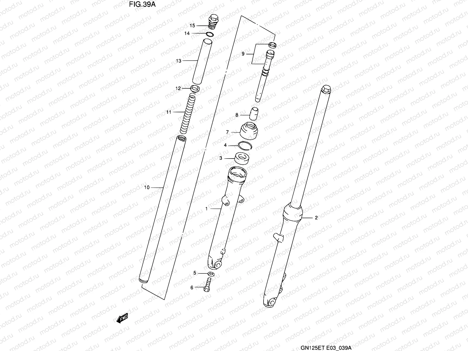 39A - FRONT DAMPER (MODEL T)