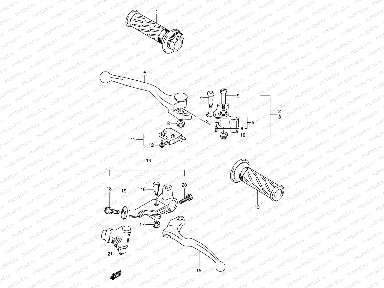 39A - HANDLE LEVER (MODEL L/M/N/P/R/S/T)