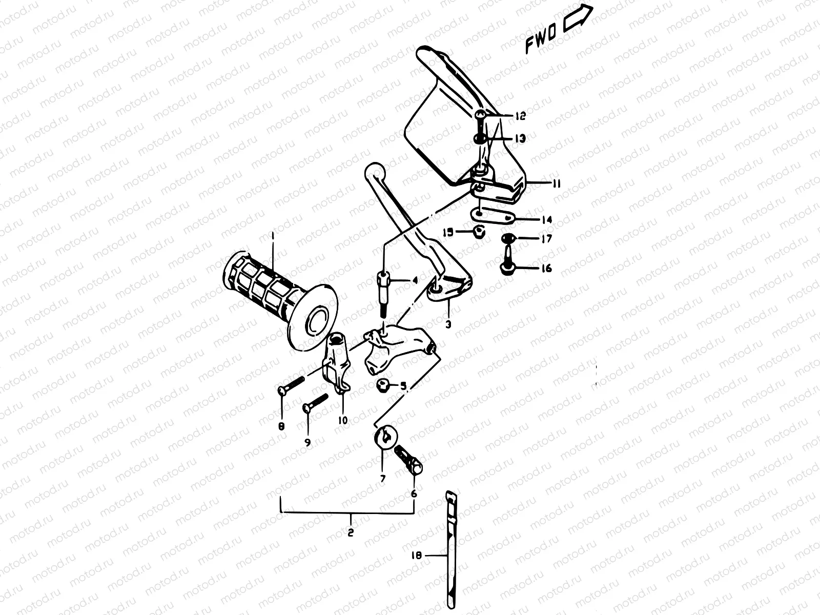 39A - LEFT HANDLE LEVER (E24)