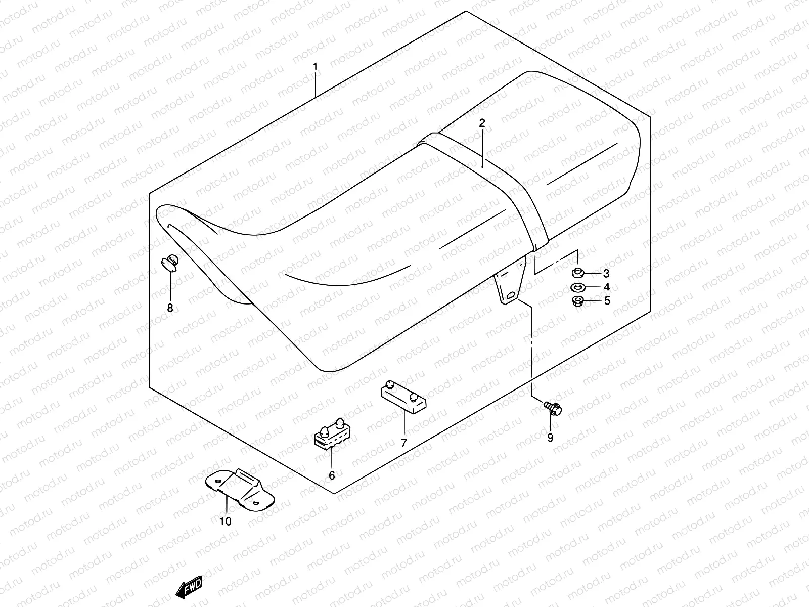 39A - SEAT (MODEL K2/K3/K4)