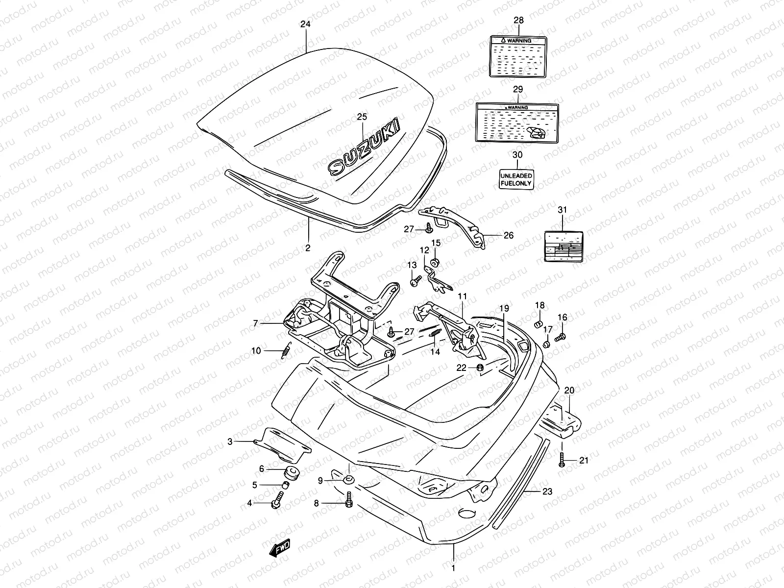39A - TRUNK (MODEL N)