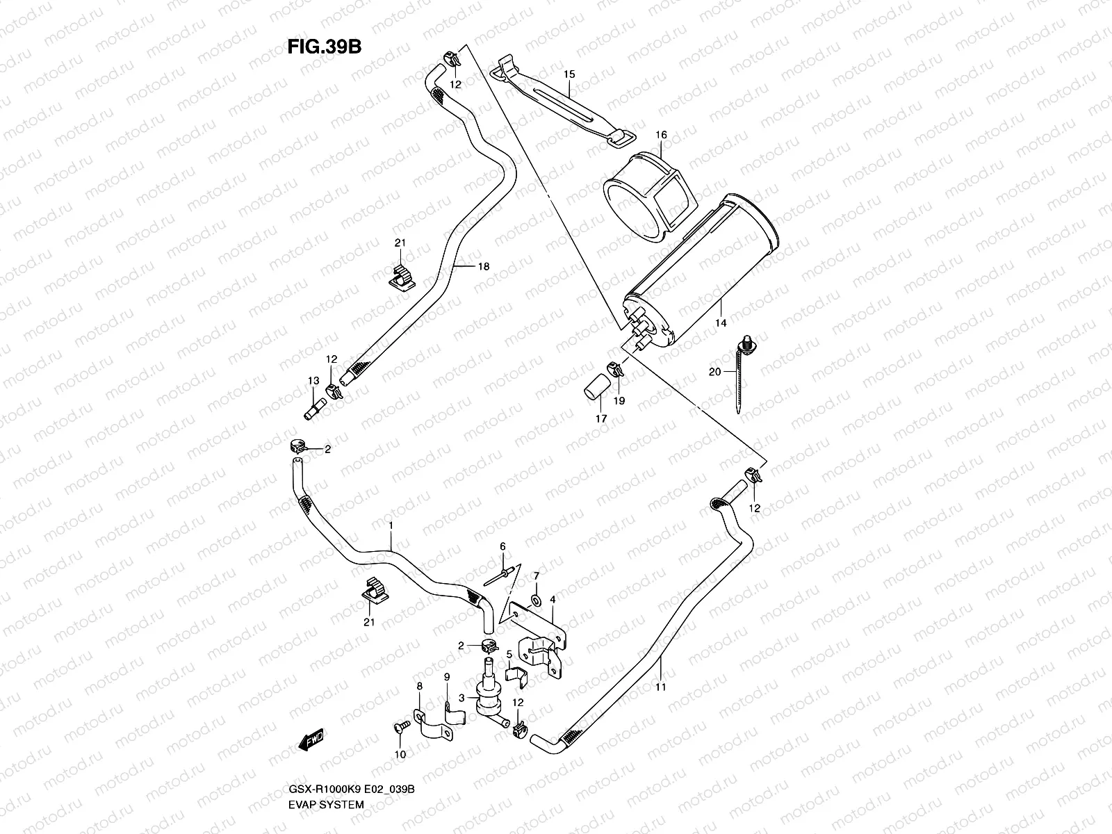 39B - EVAP SYSTEM (E14)