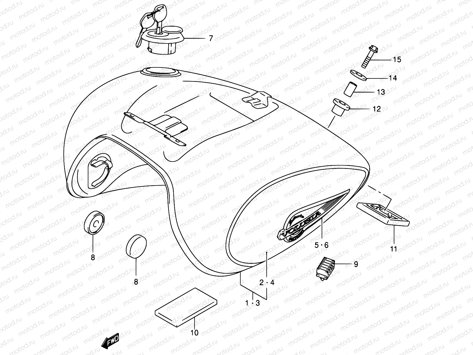 39B - FUEL TANK (MODEL K3)