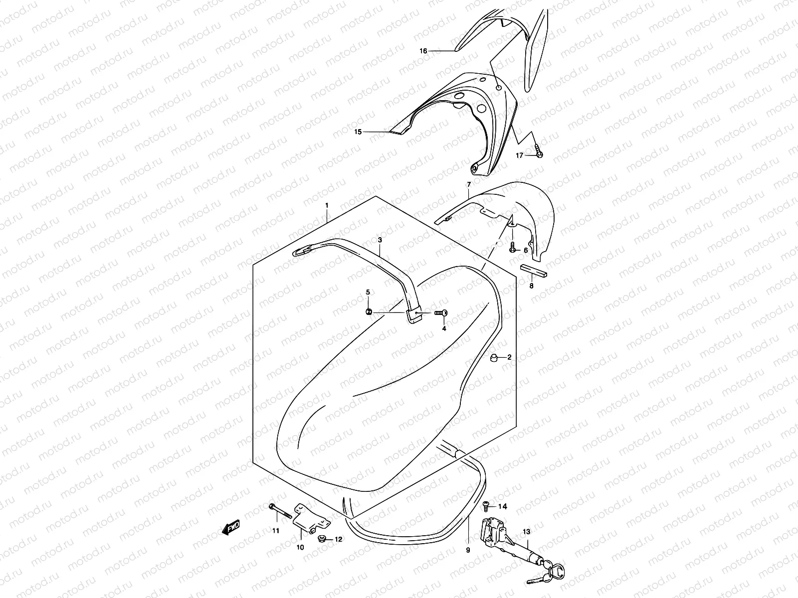 39B - SEAT ASSY  (MODEL K4)