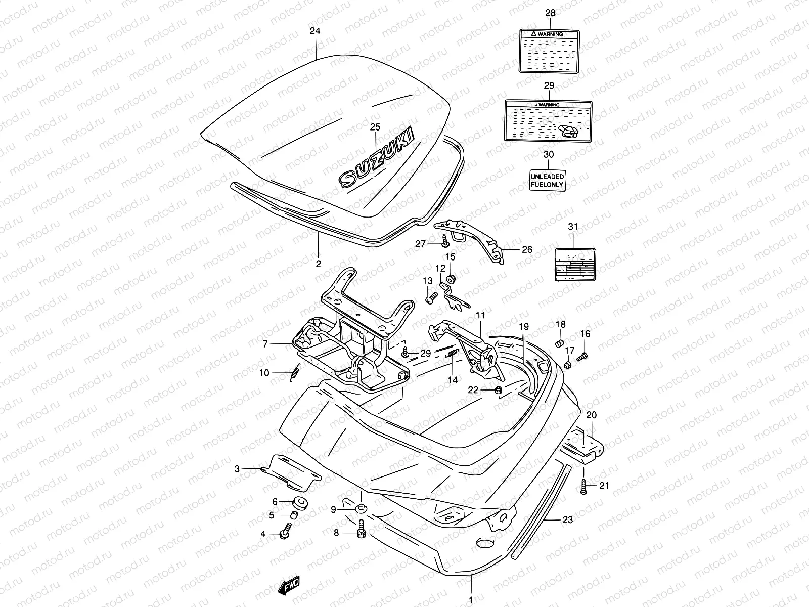 39C - TRUNK (MODEL V)