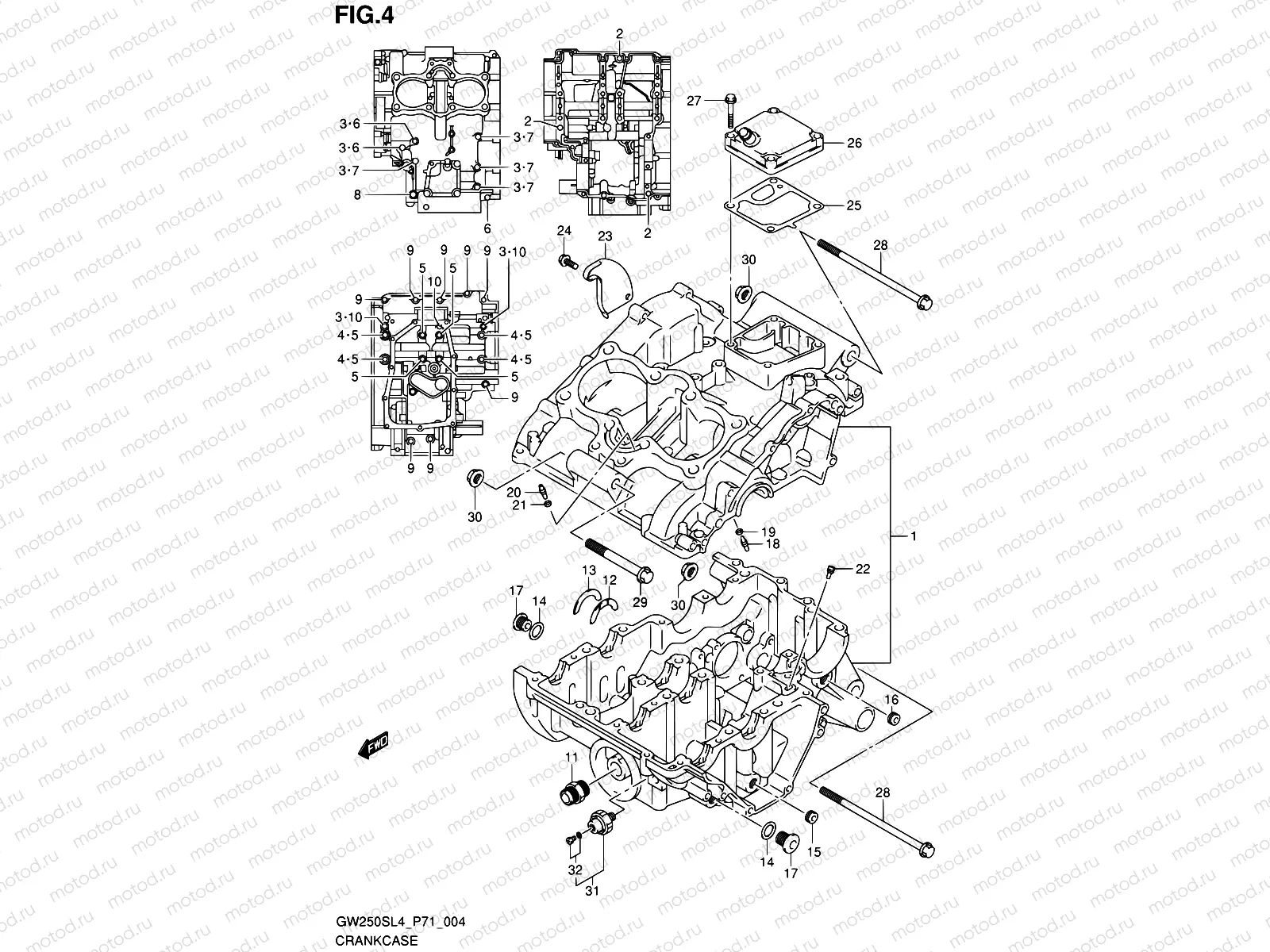 4 - CRANKCASE