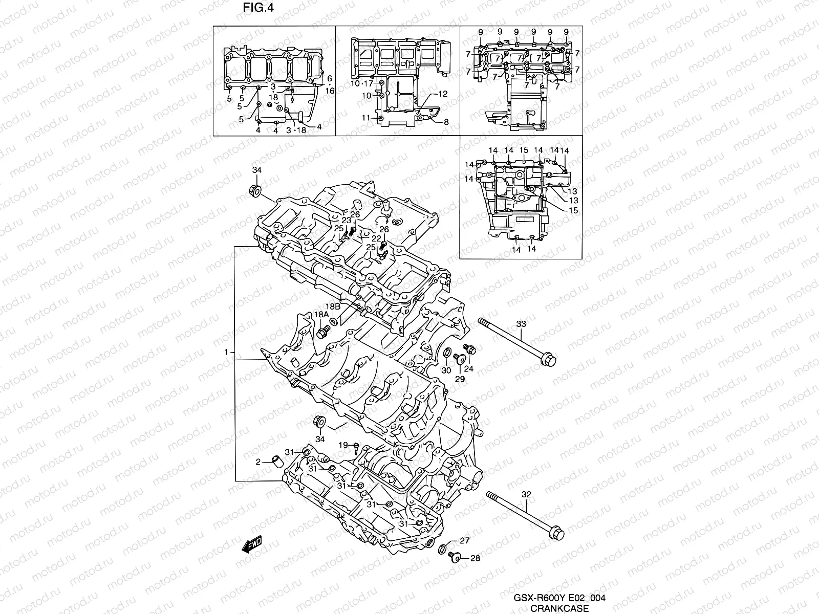 4 - CRANKCASE