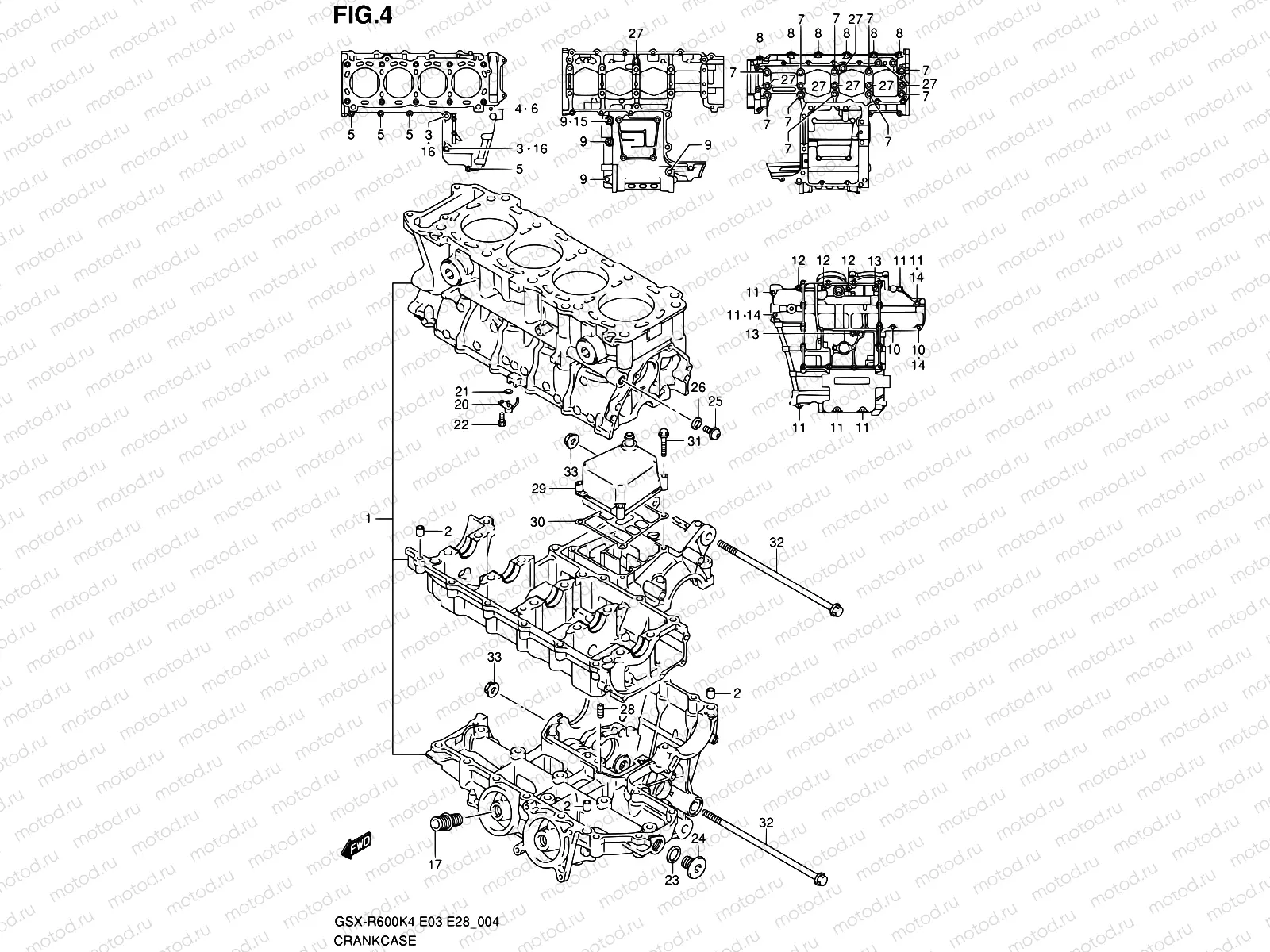 4 - CRANKCASE