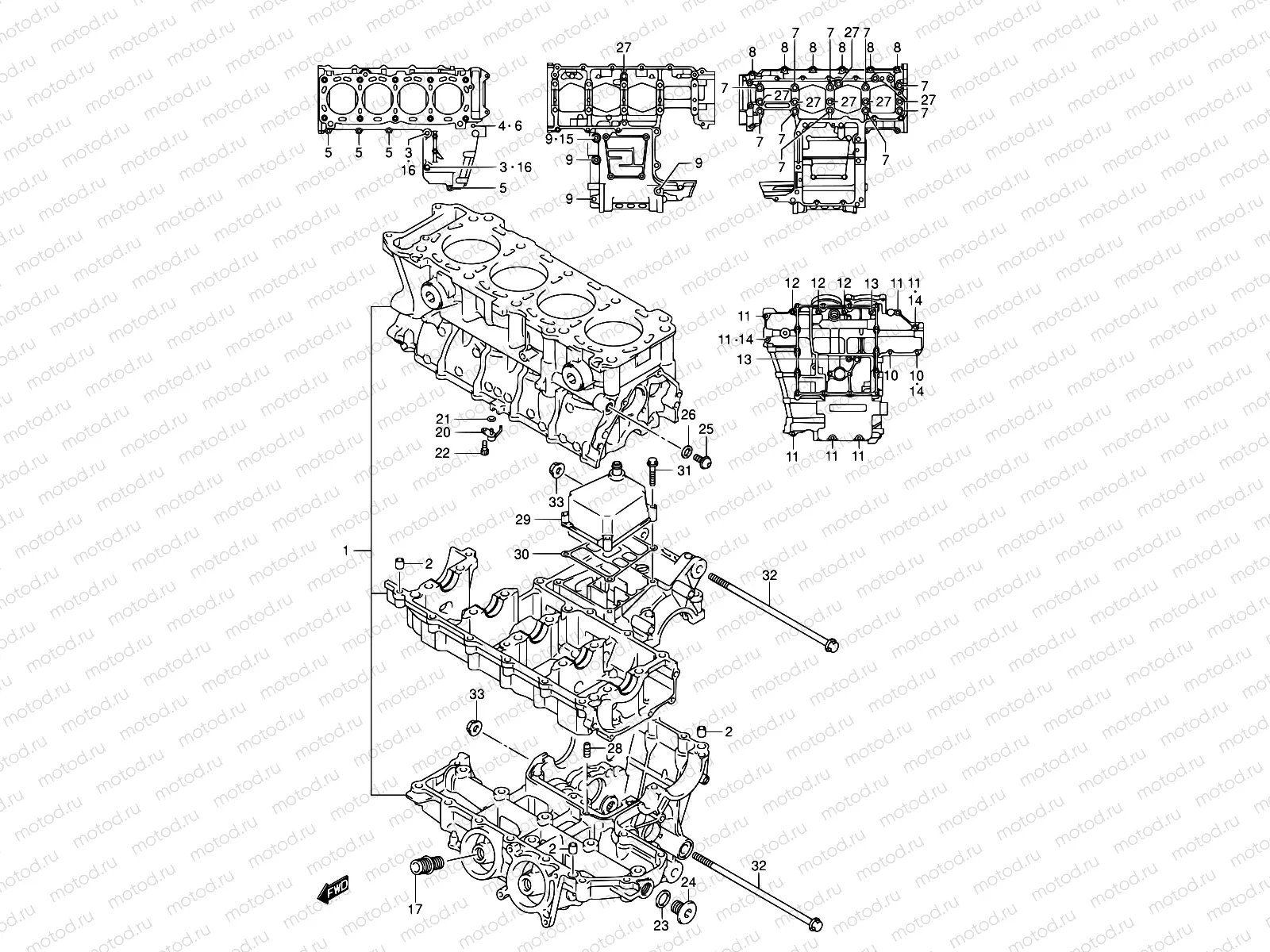 4 - CRANKCASE