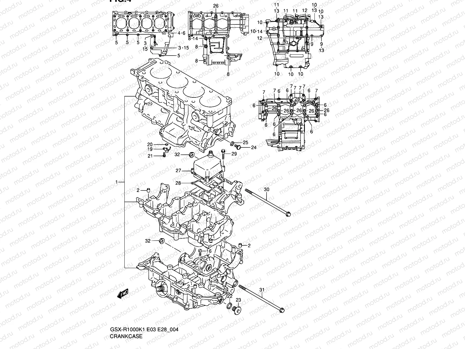 4 - CRANKCASE