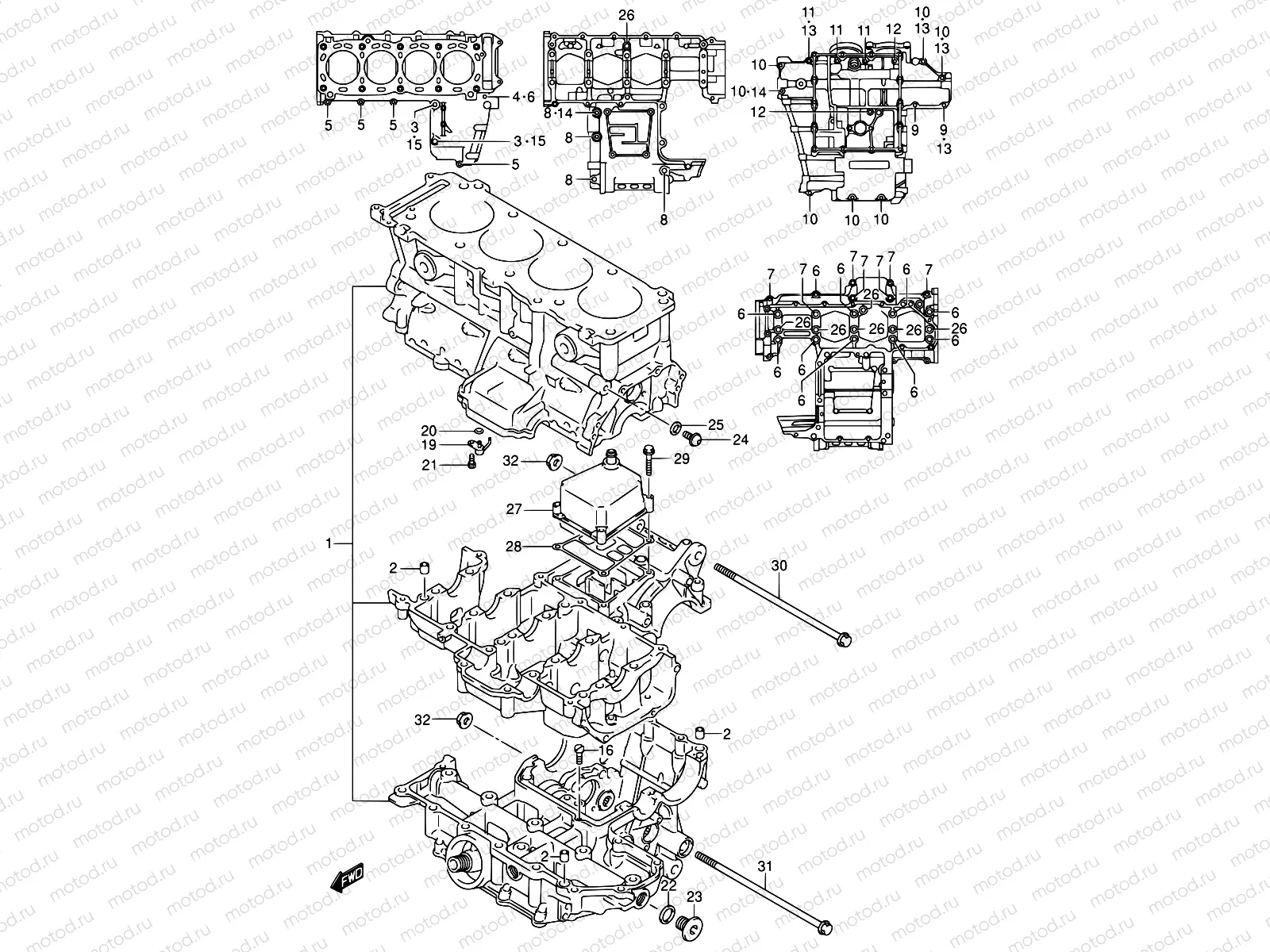 4 - CRANKCASE