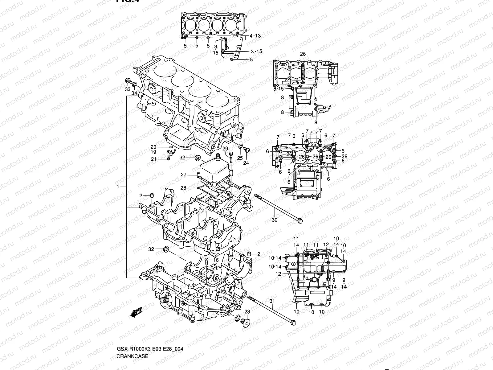 4 - CRANKCASE