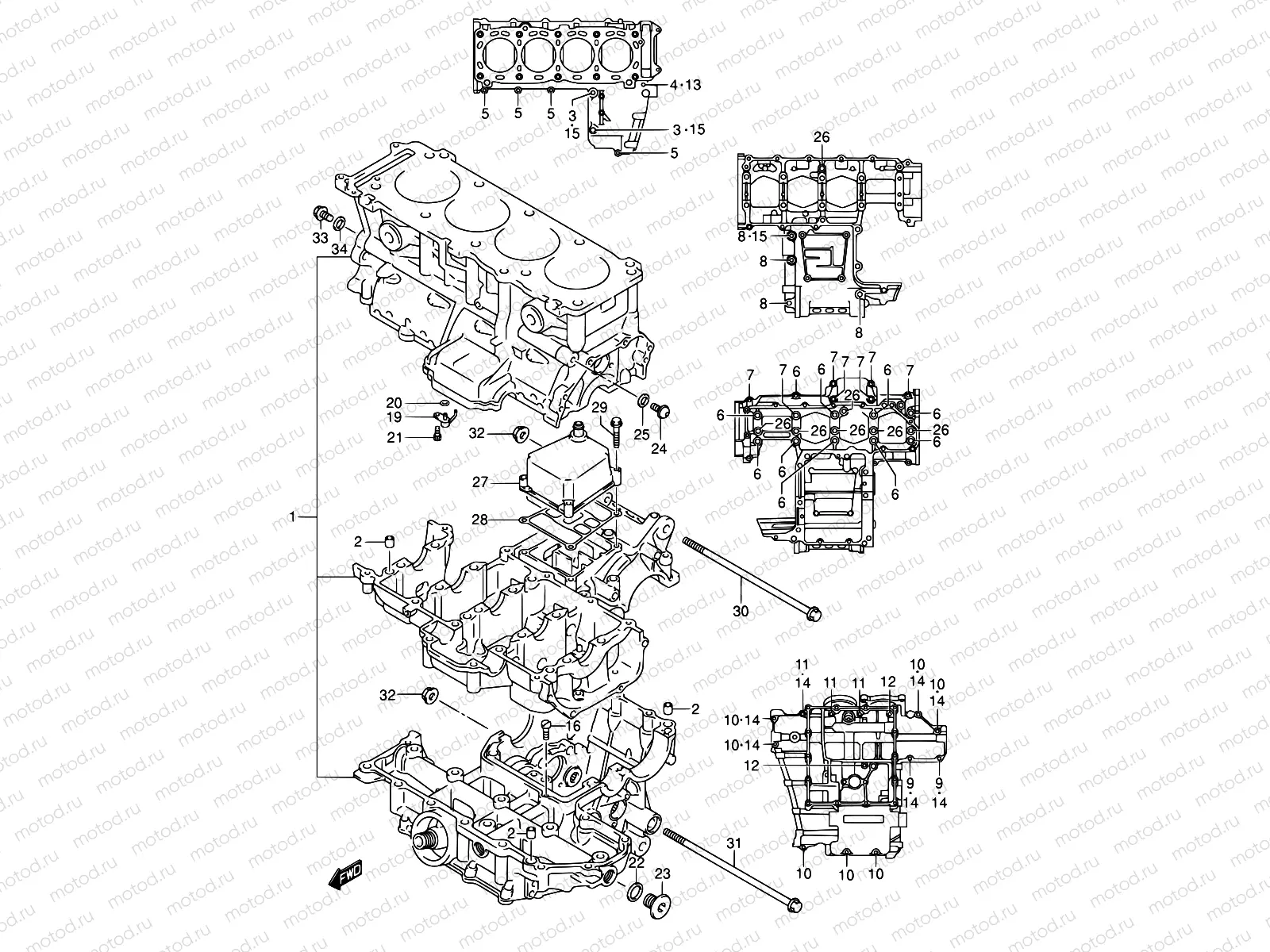 4 - CRANKCASE