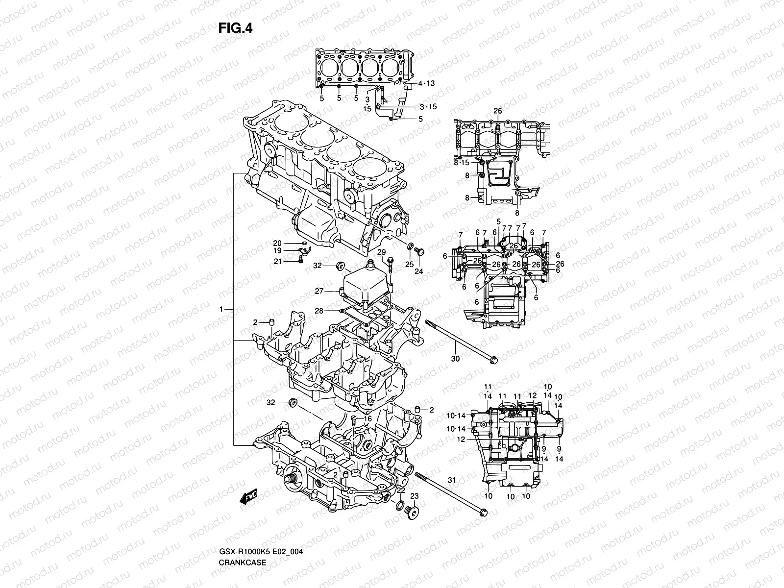 4 - CRANKCASE