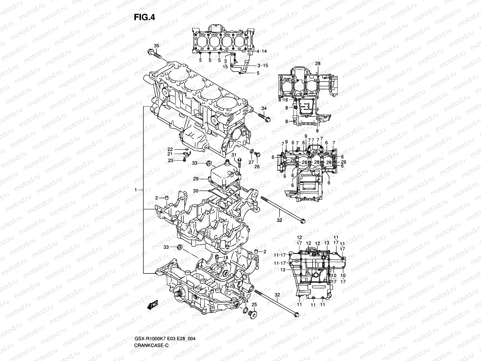 4 - CRANKCASE