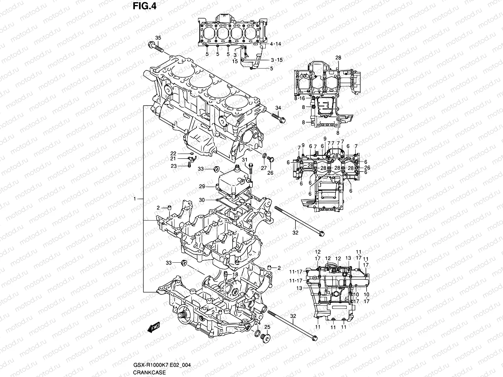 4 - CRANKCASE