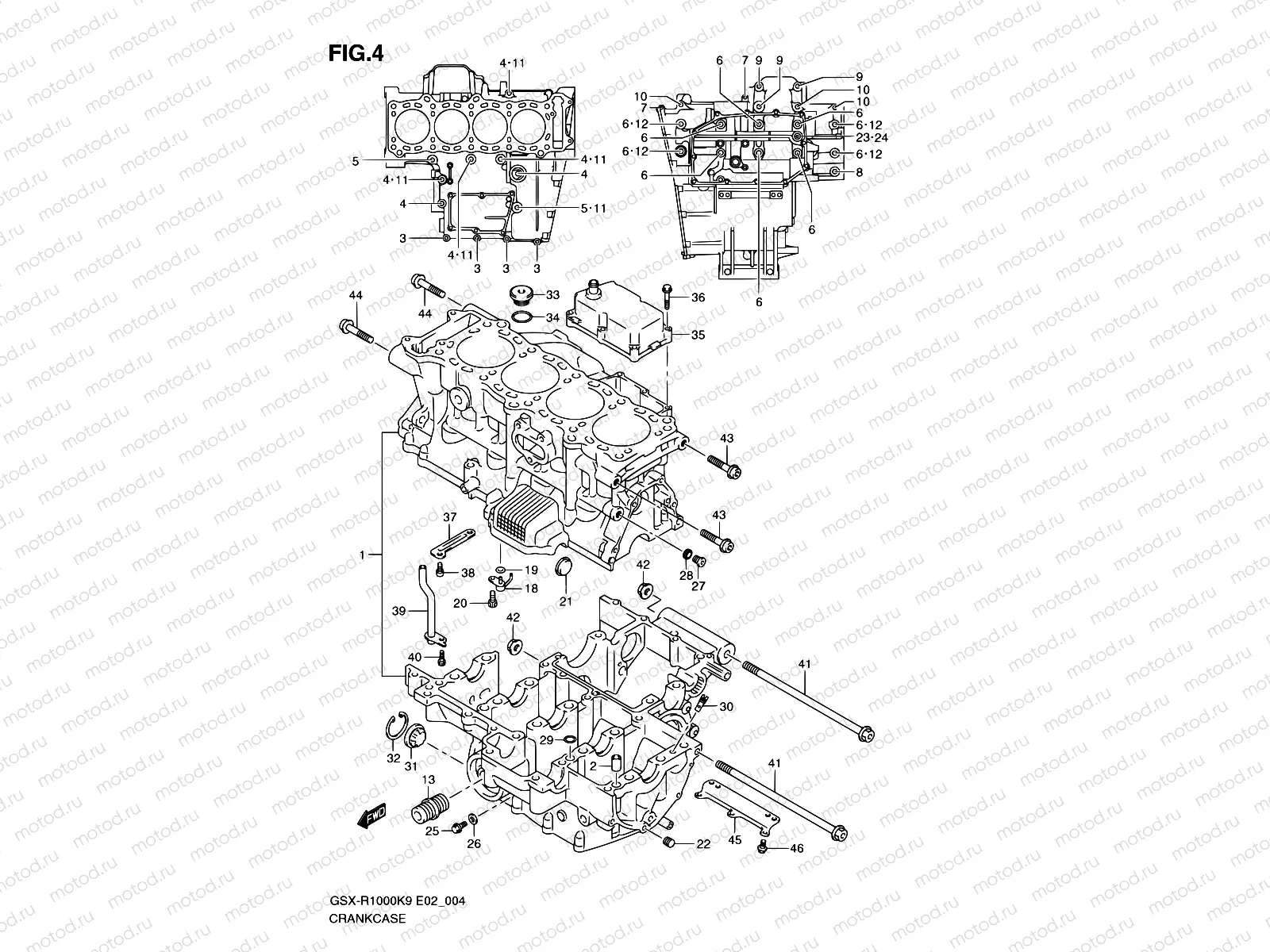 4 - CRANKCASE